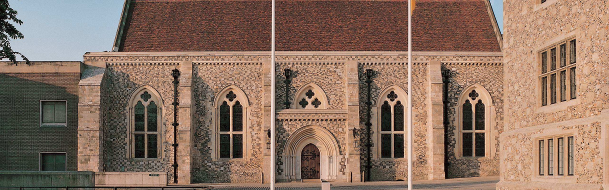 Photograph of the Great Hall in Winchester